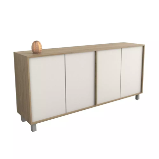 Bahiut vajillero 4 puertas 1.80m color Olmo-Everest