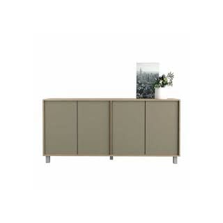 Bahiut vajillero 4 puertas 1.80m color Olmo-Gris