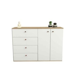 Bahiut Vajillero 1.29m Tables 4 cajones 2 puertas 7009 Olmo Everest