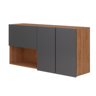 ALACENA EMC STONE 160CM OLMO GRAFITO (ALSTONE160) (43907)
