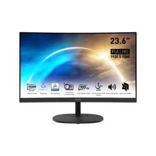 Monitor Curvo Led 24 Msi Pro Mp2412c Full Hd 100hz