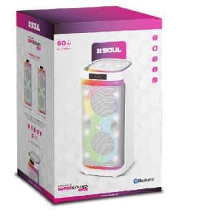 Parlante Soul BT super Sound 60W 8X2 LED XL1500