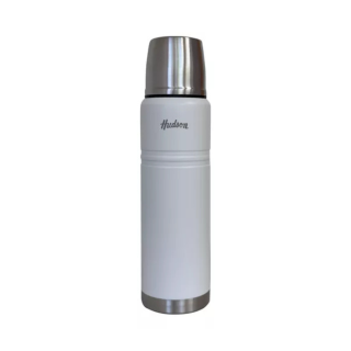 Termo Hudson Acero 1 Litro De Acero Inoxidable BLANCO