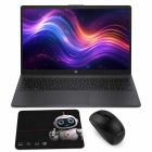 Combo Notebook HP 250 G10 Intel Core 5 120U | 16GB RAM | SSD 512GB | 15.6" Full HD+ mouse pad Reflex + mouse inalambrico 